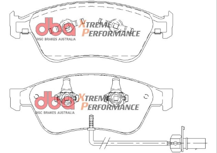 Disc Brakes Australia Xtreme Performance Brake Pad Set DB2202XP