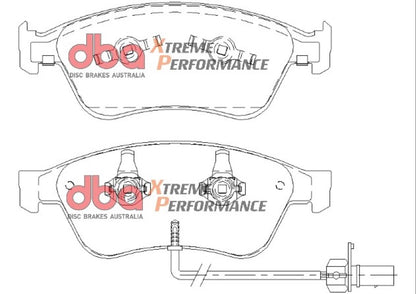 Disc Brakes Australia Xtreme Performance Brake Pad Set DB2202XP