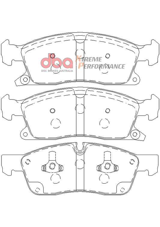 Disc Brakes Australia Xtreme Performance Brake Pad Set DB2216XP