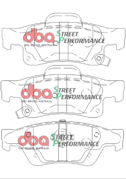 Disc Brakes Australia Street Performance Brake Pad Set DB2217SP