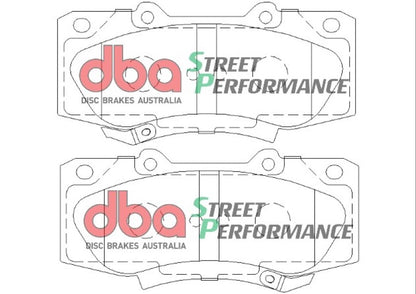 Disc Brakes Australia Street Performance Brake Pad Set DB2221SP