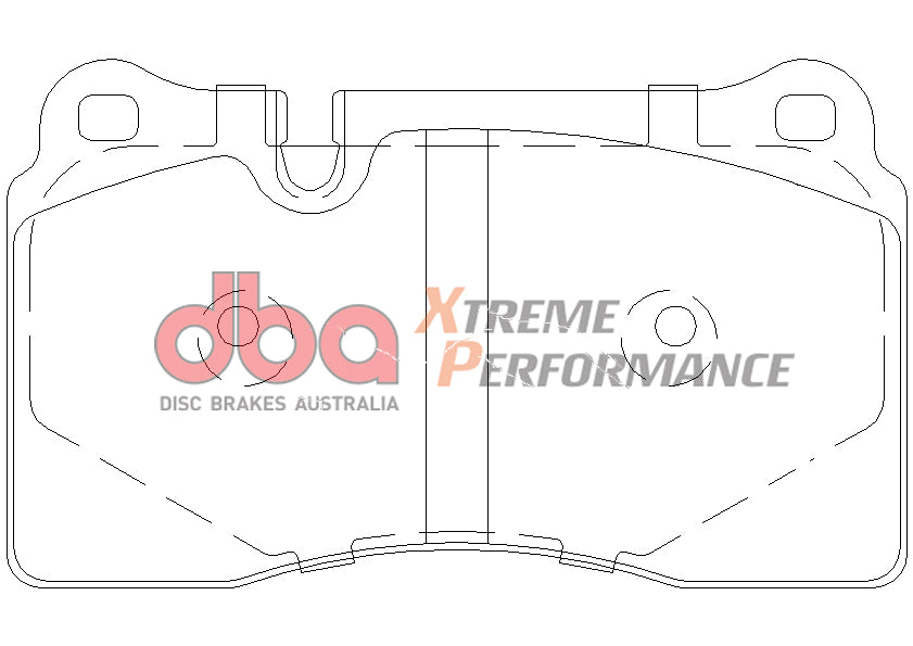 Disc Brakes Australia Xtreme Performance Brake Pad Set DB2228XP