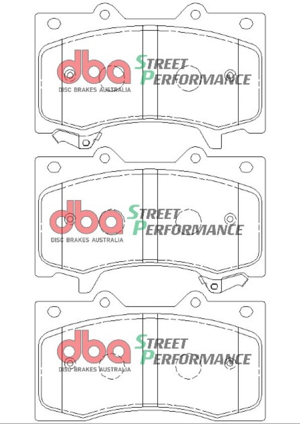 Disc Brakes Australia Street Performance Brake Pad Set DB2242SP