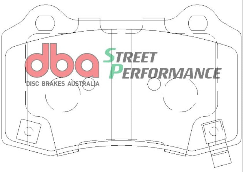 Disc Brakes Australia Truck And SUV Performance Brake Pad Set DB2260SD