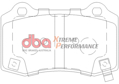 Disc Brakes Australia Xtreme Performance Brake Pad Set DB2260XP