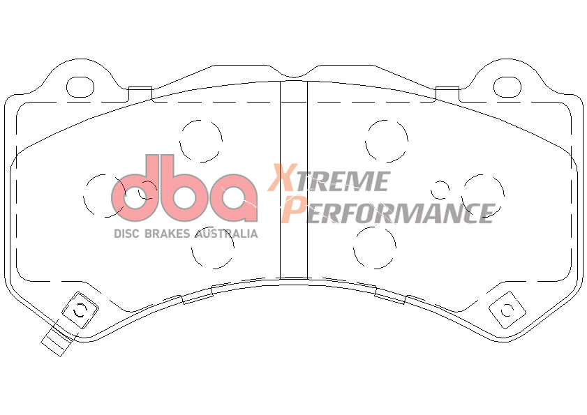 Disc Brakes Australia Xtreme Performance Brake Pad Set DB2375XP