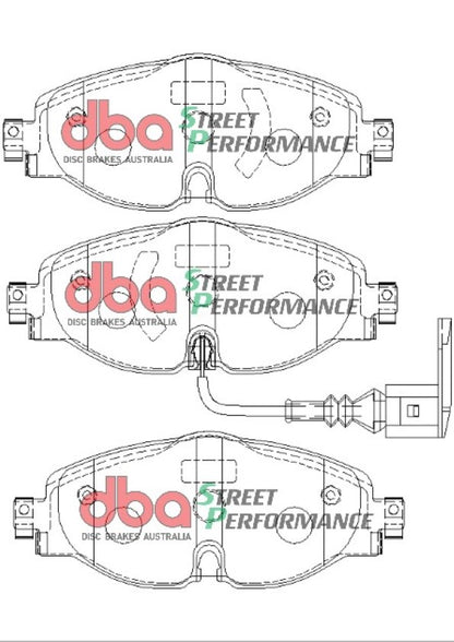 Disc Brakes Australia Street Performance Brake Pad Set DB2383SP