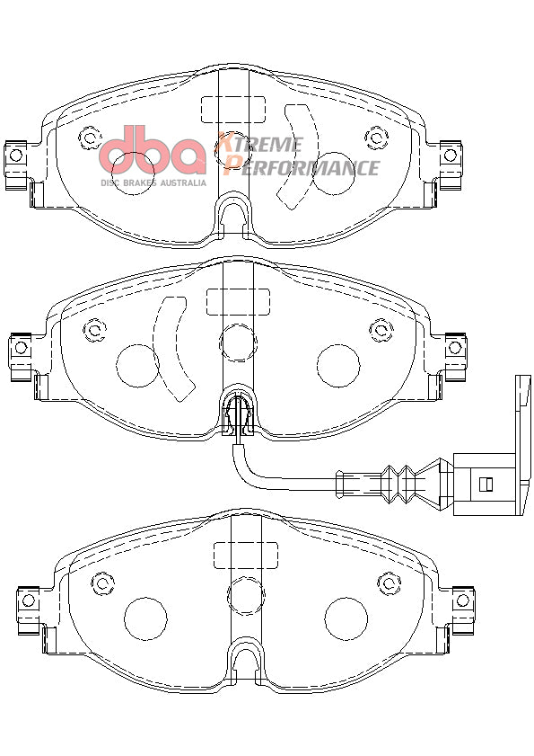 Disc Brakes Australia Xtreme Performance Brake Pad Set DB2383XP
