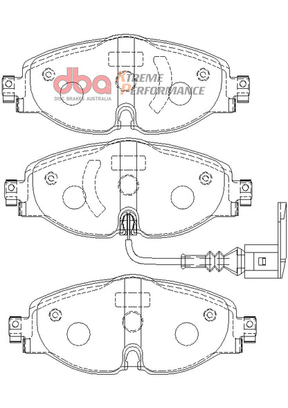 Disc Brakes Australia Xtreme Performance Brake Pad Set DB2383XP