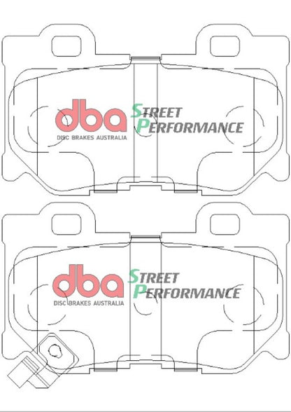 Disc Brakes Australia Street Performance Brake Pad Set DB2401SP