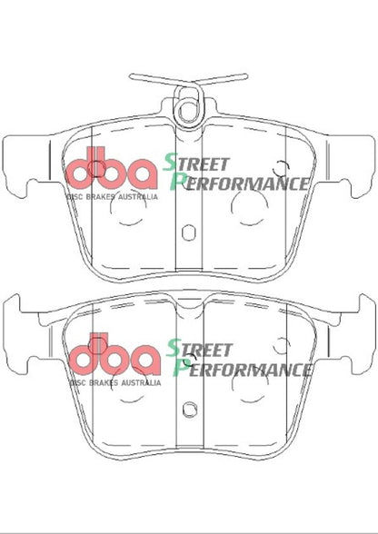 Disc Brakes Australia Street Performance Brake Pad Set DB2415SP