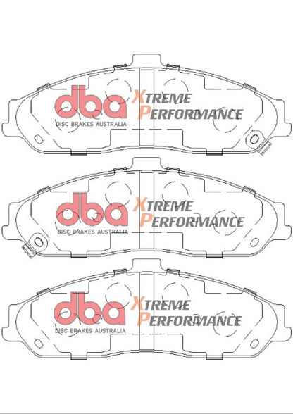 Disc Brakes Australia Xtreme Performance Brake Pad Set DB7599XP