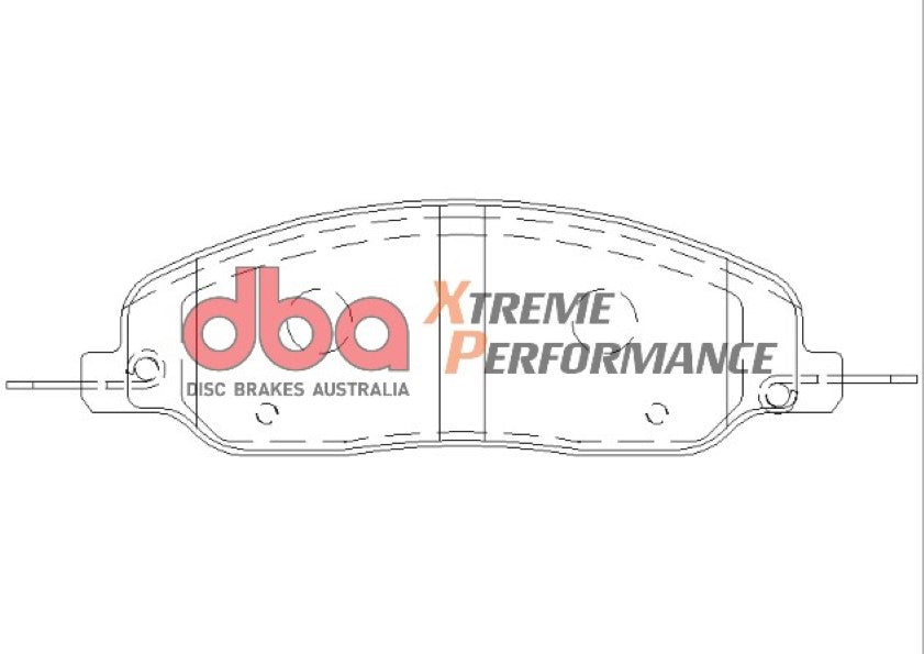 Disc Brakes Australia Xtreme Performance Brake Pad Set DB7986XP