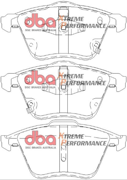 Disc Brakes Australia Xtreme Performance Brake Pad Set DB8304XP