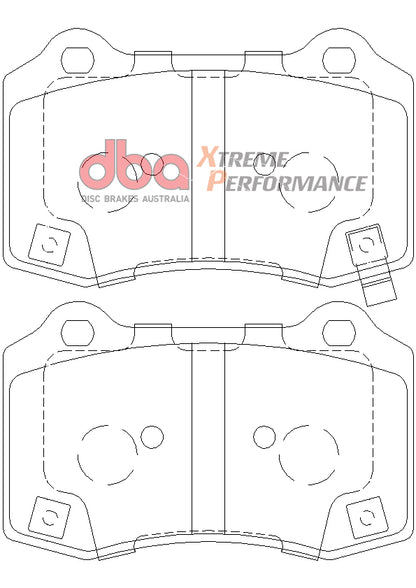 Disc Brakes Australia Xtreme Performance Brake Pad Set DB8805XP