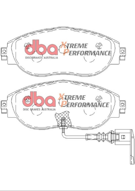 Disc Brakes Australia Xtreme Performance Brake Pad Set DB8849XP