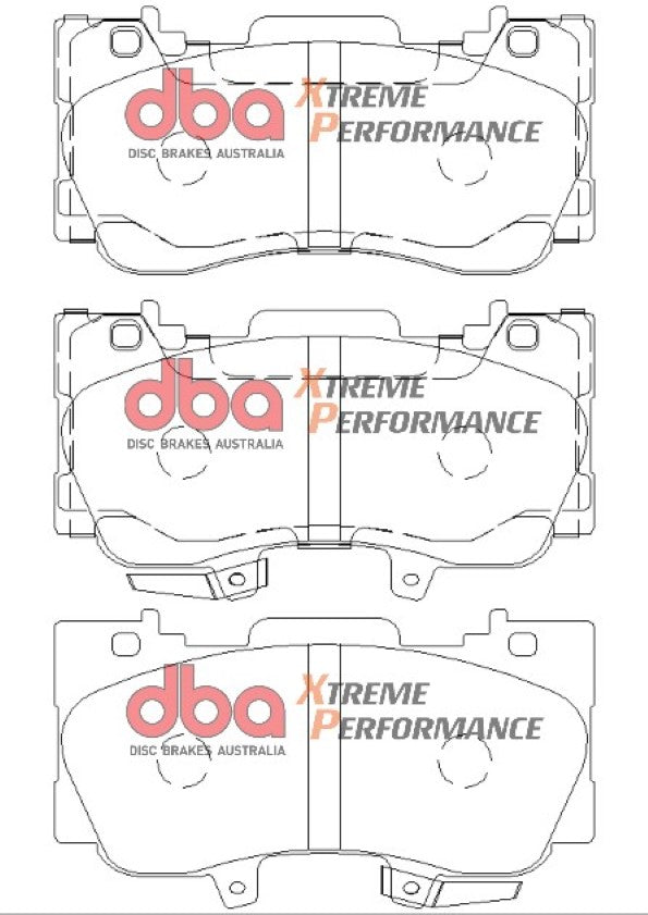 Disc Brakes Australia Xtreme Performance Brake Pad Set DB9011XP