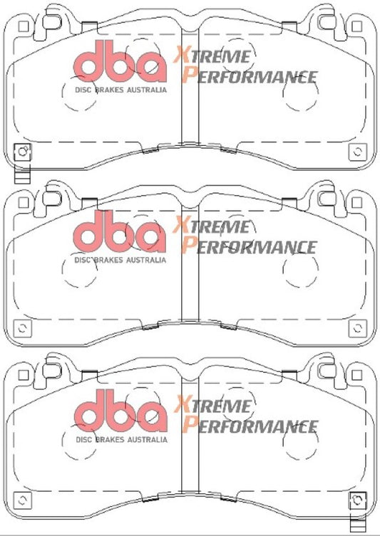 Disc Brakes Australia Xtreme Performance Brake Pad Set DB9021XP