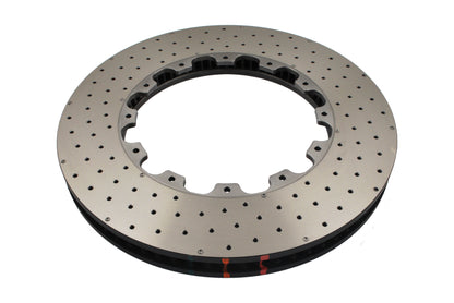 Disc Brakes Australia 5000 Series Drilled/Dimpled Assembly DBA52068BLKRXD