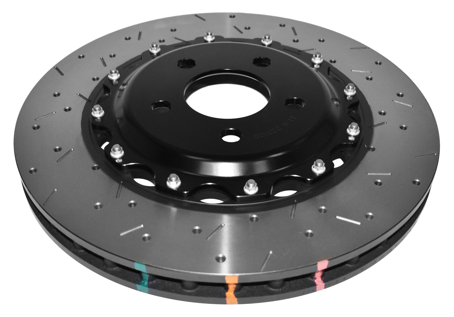 Disc Brakes Australia 5000 Series Drilled/Slotted Rotor Assembly DBA52224BLKXS