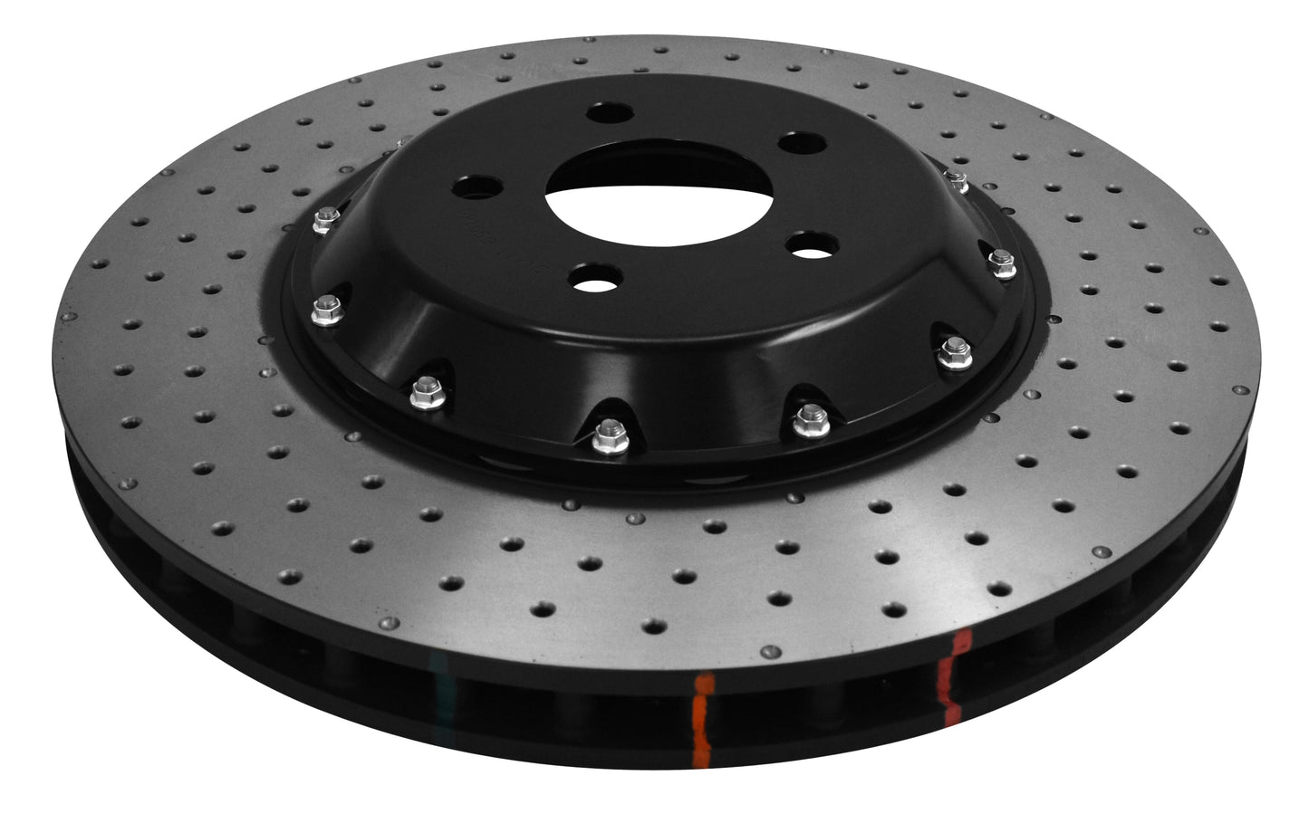 Disc Brakes Australia 5000 Series Drilled/Dimpled Assembly DBA52166BLKXD
