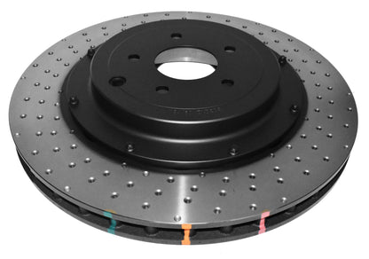 Disc Brakes Australia 5000 Series Drilled/Dimpled Assembly DBA52632BLKXD