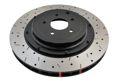 Disc Brakes Australia 5000 Series Drilled/Slotted Rotor Assembly DBA52321BLKXS