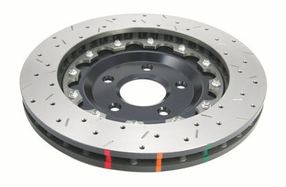 Disc Brakes Australia 5000 Series Drilled/Slotted Rotor Assembly DBA52992BLKXS