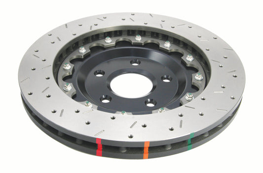 Disc Brakes Australia 5000 Series Drilled/Slotted Rotor Assembly DBA52992BLKXS