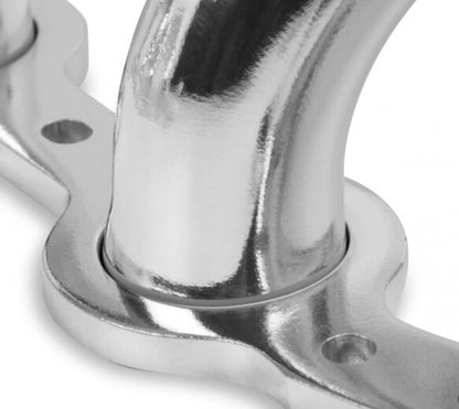 Flowtech LS-1 Block Hugger Header - Chrome Exhaust Header 11706-2FLT