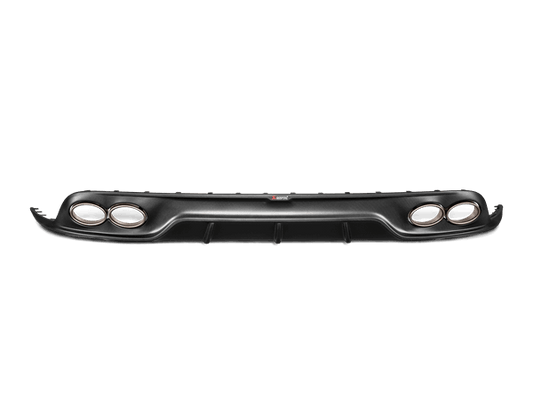 Akrapovic 2016-2019 Porsche Rear Carbon Fiber Diffuser - Matte AKRAP-DI-PO/CA/4/M