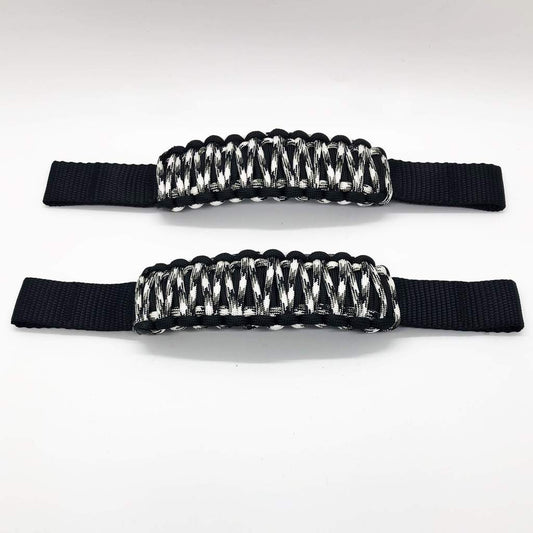 Adjustable Paracord Door Limiting Straps For 1987-2021 Jeep Wrangler YJ/TJ/JK/JKU/JL/JLU/Gladiator Urban Camo Pair