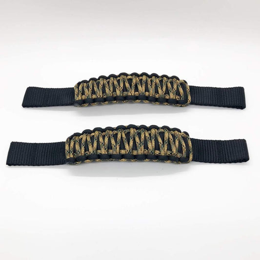 Adjustable Paracord Door Limiting Straps For 1987-2021 Jeep Wrangler YJ/TJ/JK/JKU/JL/JLU/Gladiator Multicam Pair