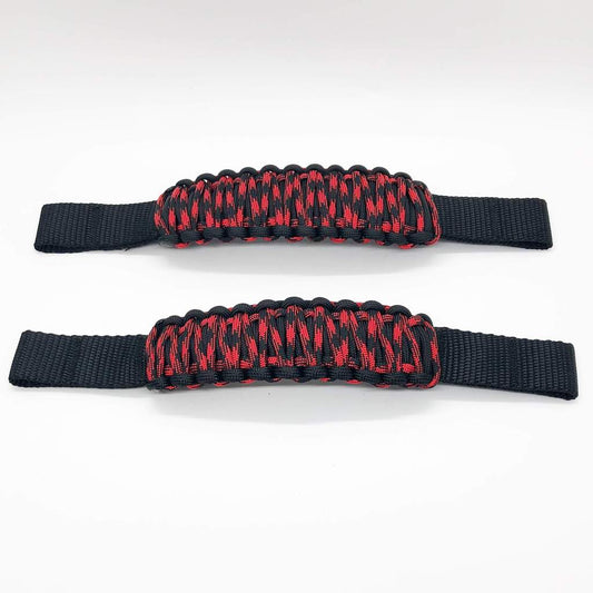 Adjustable Paracord Door Limiting Straps For 1987-2021 Jeep Wrangler YJ/TJ/JK/JKU/JL/JLU/Gladiator Spider Bite Pair