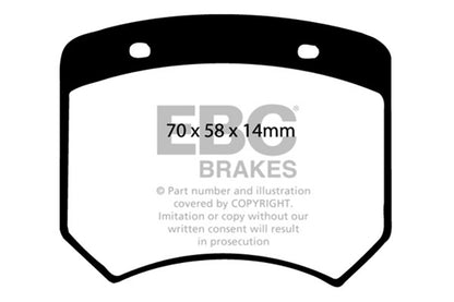 EBC UD2102 Ultimax OEM Replacement Brake Pads