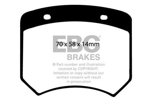EBC UD2102 Ultimax OEM Replacement Brake Pads