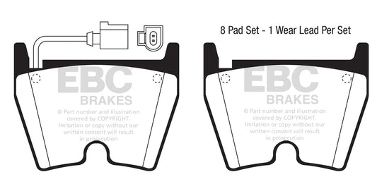 EBC DP51513/3NDX Bluestuff NDX Full Race Brake Pads