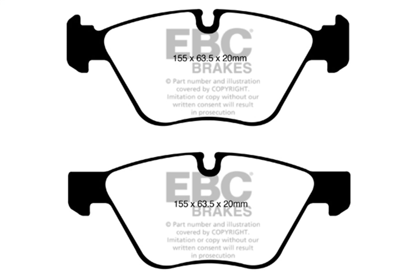 EBC DP51600NDX Bluestuff NDX Full Race Brake Pads