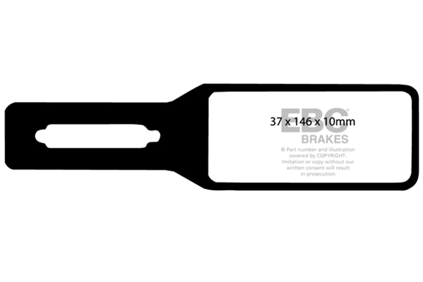 EBC UD2178 Ultimax OEM Replacement Brake Pads