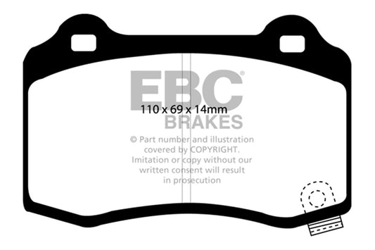EBC DP21788 Greenstuff 2000 Series Sport Brake Pads