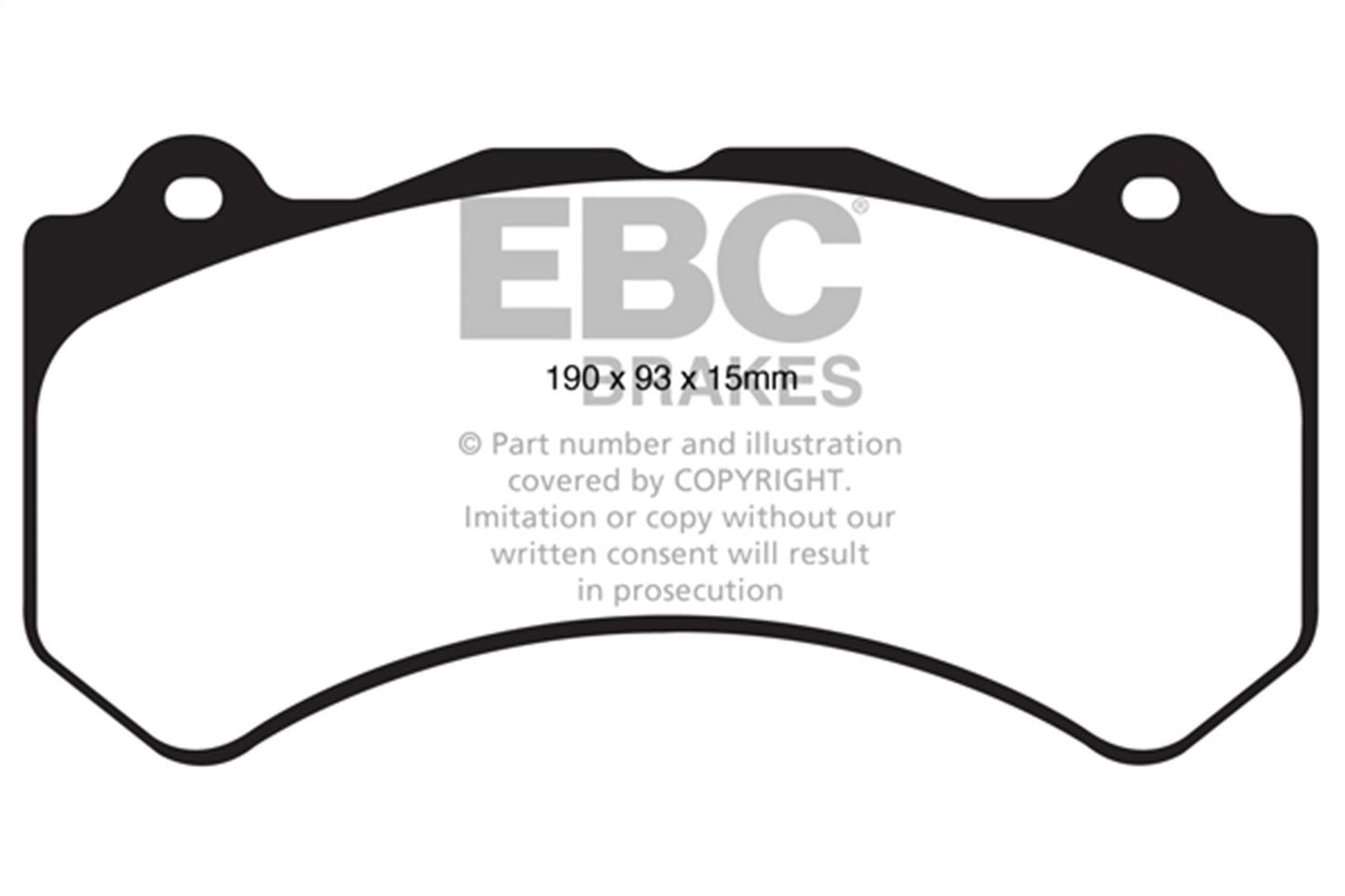 EBC ED91853 Truck/SUV Extra Duty Brake Pads