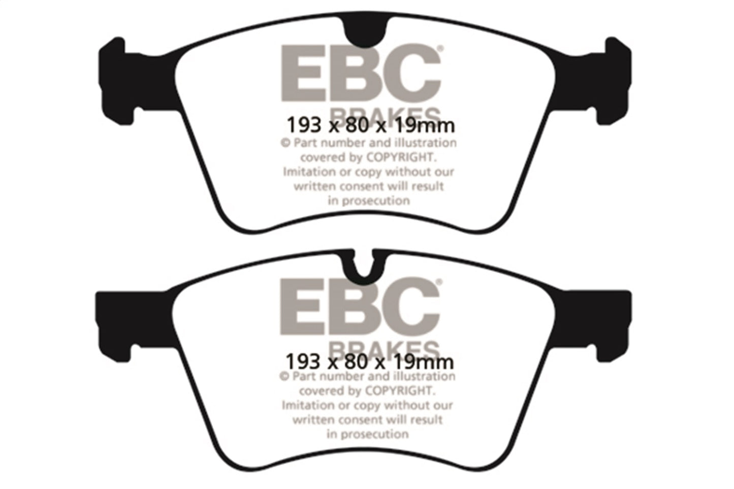 EBC DP31860C Redstuff Ceramic Low Dust Brake Pads