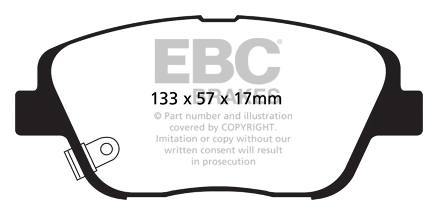 EBC DP31864C Redstuff Ceramic Low Dust Brake Pads
