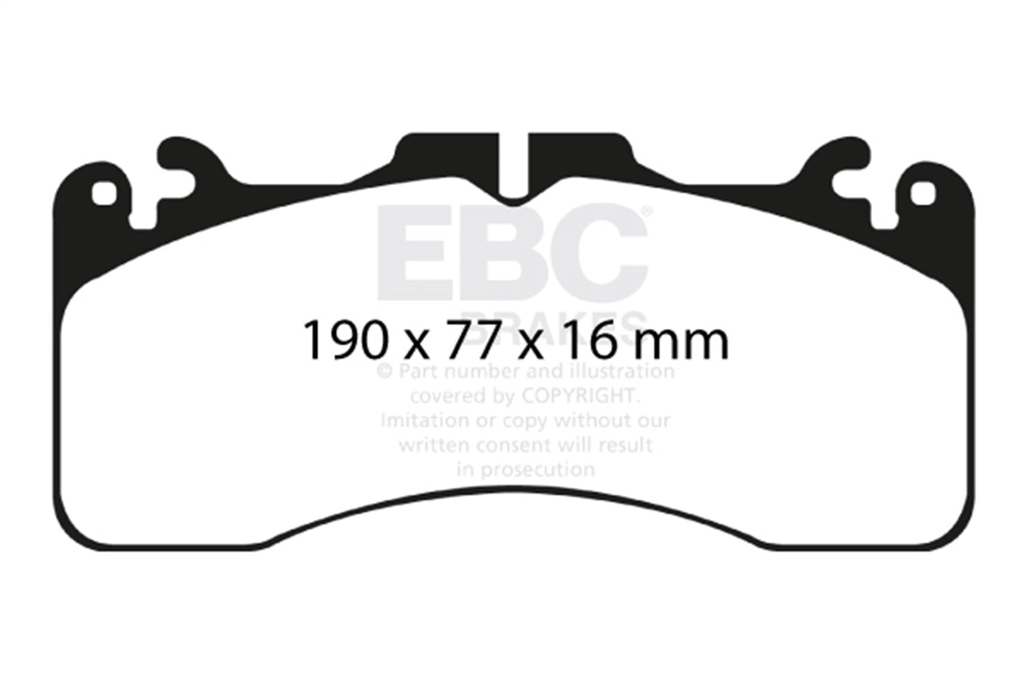 EBC DP51867NDX Bluestuff NDX Full Race Brake Pads