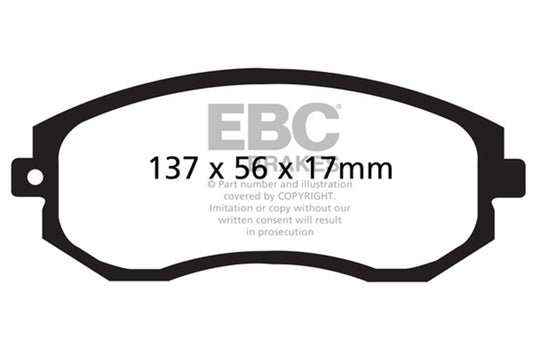 EBC DP51884NDX Bluestuff NDX Full Race Brake Pads