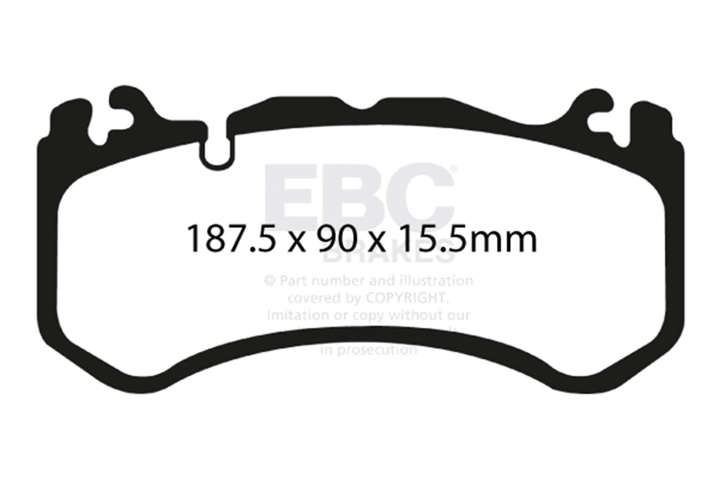 EBC ED91939 Truck/SUV Extra Duty Brake Pads