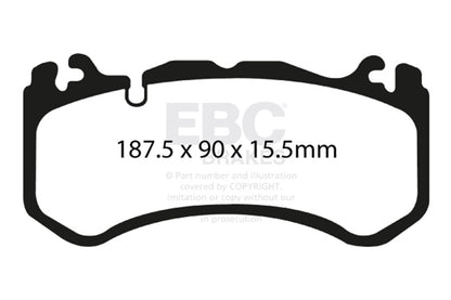 EBC ED91939 Truck/SUV Extra Duty Brake Pads