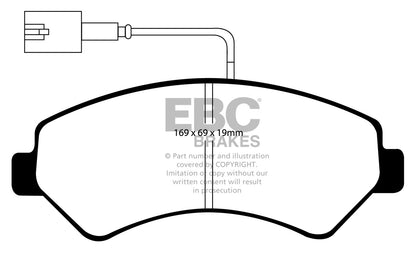 EBC UD15401 Ultimax OEM Replacement Brake Pads