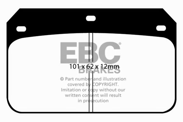 EBC DP2001 Greenstuff 2K Pads
