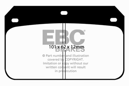 EBC DP2001 Greenstuff 2K Pads